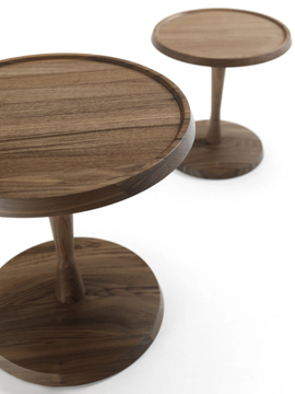 PEGASO - Round solid wood coffee table by Riva 1920 - view 3
